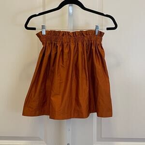 NWT Zara A-Line Mini Skirt - Women Size XS - Rust